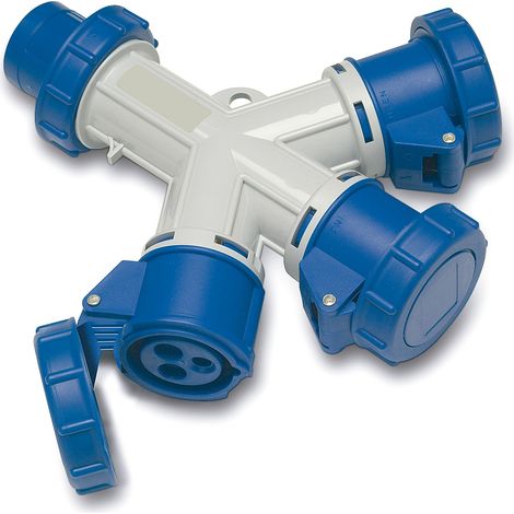 Adaptateur pour connecteur industriel RS PRO, 2P+E, 16A, 230 V ( Prix pour 1 )