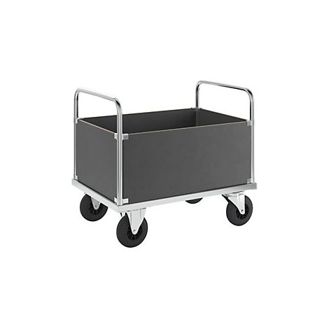 Kongamek Carrello a pianale portata 500 kg con 4 sponde alte (1/2)