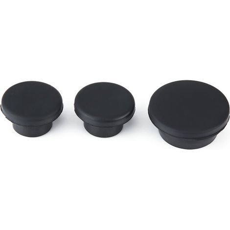 Ulisem3Pcs Tappi in gomma per portellone posteriore per Jeep Wrangler JK 2007-2018 Porta ruota di scorta (1/4)