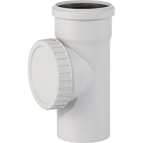 Ostendorf SKOLAN safe Tuyau de nettoyage SKOLANsafe 334600 DN/OD 90, rond, avec fermeture (1/2)