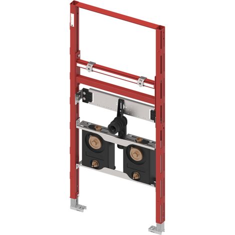 TECE TECEprofil Módulo de lavabo incluyendo dos bloques de montaje para cápsulas de medición de agua, altura de construcción 1120 mm, 9310017