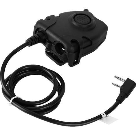 Adaptateur PTT étanche militaire K Head pour talkie-walkie, microphone et casque audio. (1/5)