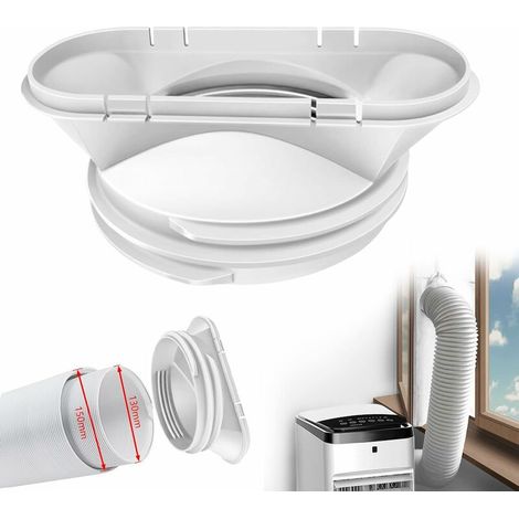 Klimaanlagen-Abluftkanal-Schnittstelle, tragbarer Klimaanlagen-Schlauch-Abluftadapter, Klimaanlagen-Fensteradapter, Abgasrohr-Schnittstelle (1/5)