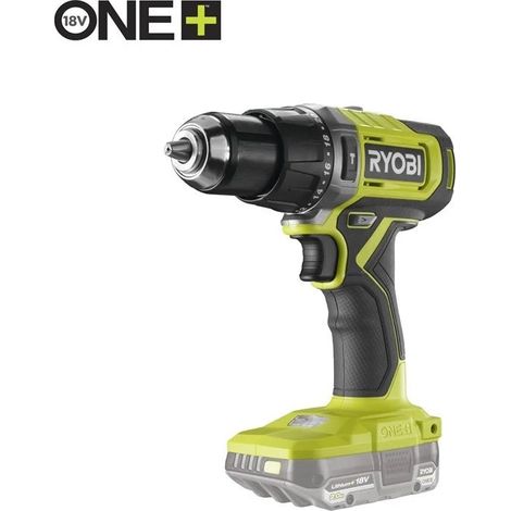 Ryobi – Visseuse perceuse percussion 18V li-ion – Fonction percussion – Mandrin 13mm – Couple max 52Nm – 2 vitesses – LED d'éclairage