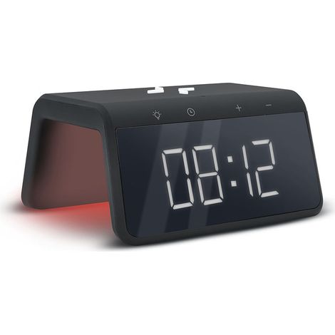 Réveil Midnight avec chargeur induction 15W - noir (1/5)