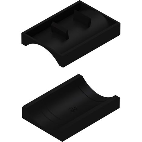Niedax Gegenwanne GW 76 schwarz Polyethylen