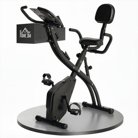 Vélo d'appartement pliable avec résistance magnétique 8 niveaux (1/5)