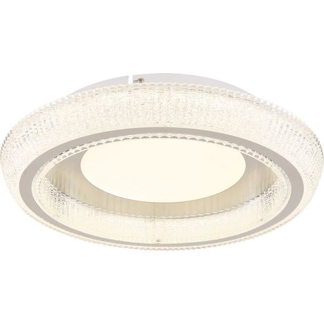 Globo - plafón - Sharper - blanco - metal - Ø 40cm - LED - (1/5)