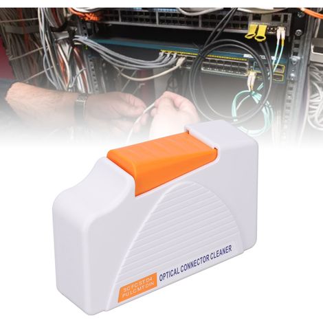 Nettoyeur de Connecteurs Fibre Optique pour Faces d'Extrémité SC/LC/FC - Boîte de Nettoyage et Accessoires (1/5)