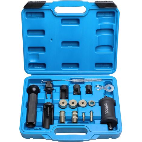 Injektor-Abzieher-Set, Injektor-Extraktor, Einspritzdüsen-Dichtungsinstallateur für Audi VW 1.4 1.6 1.8 2.0 2.7 3.0 3.2 3.6 V6 4.2 V8 FSI TSI Benzin ‎T10133