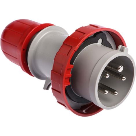 Connecteur industriel Scame Mâle, 3P + N + E, 16A, 415 V, Montage sur câble ( Prix pour 1 )