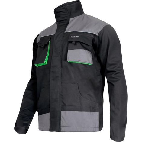 Felpa nera e verde, 100% cotone, "XL (56)", CE, lahti (1/3)