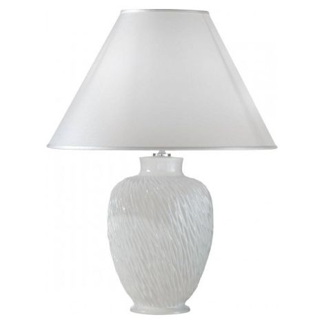 Kolarz CHIARA - Lampe de table Lifestyle Fabric Tapered Shade Blanc, 1x E27 (1/4)