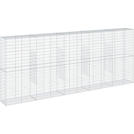 Maison Exclusive - Gabione mit Deckel 500x50x200 cm Verzinktes Ei