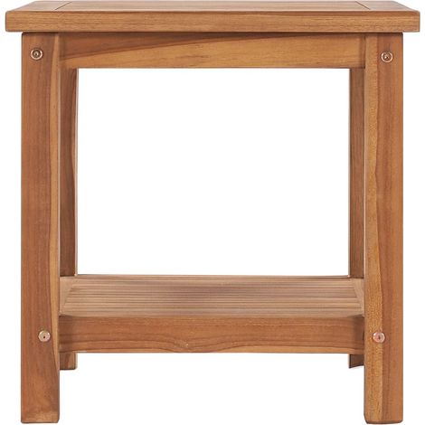Table basse 45x45x45 Bois de teck solide (1/5)