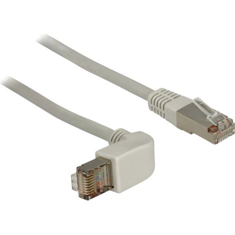Delock 83524 RJ45 Patchkabel CAT 6 S/FTP 0.50 m Grau 1 St. (1/2)