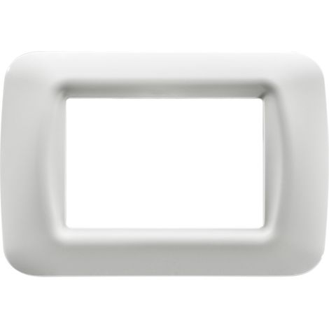 Placca 3 posti Bianco Nuvola Top System Gewiss GW22503