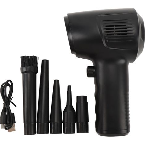 Souffleur d'air sans fil 50 000 tr/min, haute vitesse, réglable en continu, rechargeable et portable, pour le nettoyage des claviers, ordinateurs et appareils électroniques. (1/5)