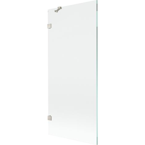 Mexen Lunar paroi de douche 1-volet 80 x 150 cm, transparent, nickel brossé - 897-080-000-97-00 (1/5)