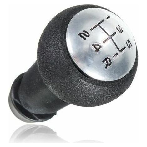 Schwarzer ABS-Schaltknauf für Peugeot 106, 206, 306, 406, 107, 207, 307, 407 – Einfache Direktmontage – Länge 9 cm (1/3)