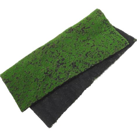 Tapis de Mousse Artificielle Vert en Plastique, Décoratif, pour Bonsaï (1/5)