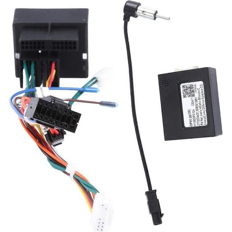 Câble radio avec boîtier CANBus pour faisceau d'alimentation HB, noir (1/5)