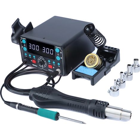 Station de soudage, Contrôle de température LCD, Chauffage rapide, S01, 220V UE-c (1/2)
