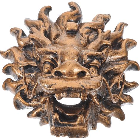 Fontaine Murale Bec Robinet Suspendre, Fontaine à Tête de Dragon pour Jardin Extérieur et Aménagement de Villa (1/5)