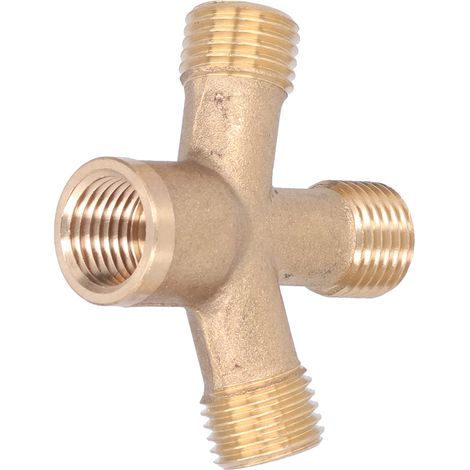 Raccord en croix pour tuyau d'arrosage, filetage M14, connecteur 4 voies, pour pulvérisation agricole (1/5)