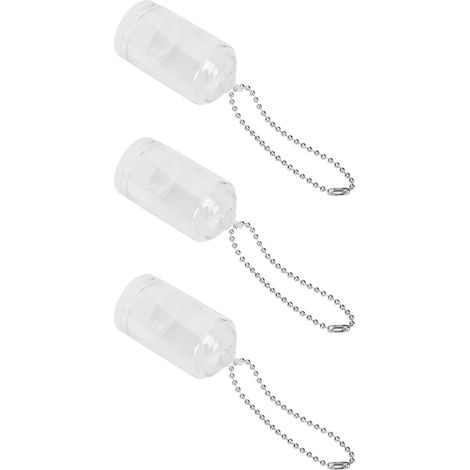 Lot de 5 mini pots fleurs blancs en verre suspendus forme cactus, Lurrose, (1/5)