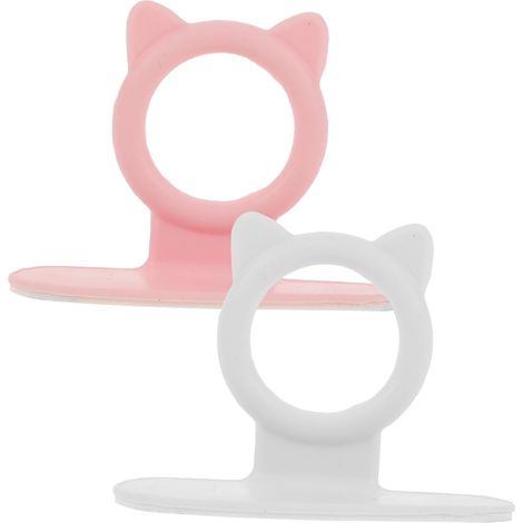 3 Sets 2 Pieces Kit Adorable Bathroom Handle Lifter Pieces Toilet (1/5)