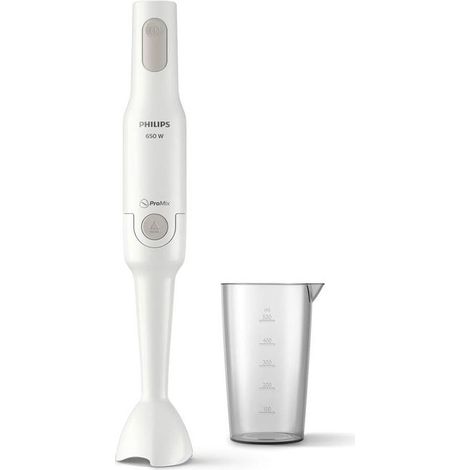 Philips HR2531/00 Daily Collection Frullatore a Immersione ProMix Bianco (1/2)