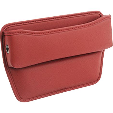 Organisateur de Joint Siège Voiture en Cuir PU avec Compartiment Profond étanche, Multifonctionnel Universel pour Le Rangement Intérieur la et L'utilisation l'espace Mort (Rouge) (1/5)