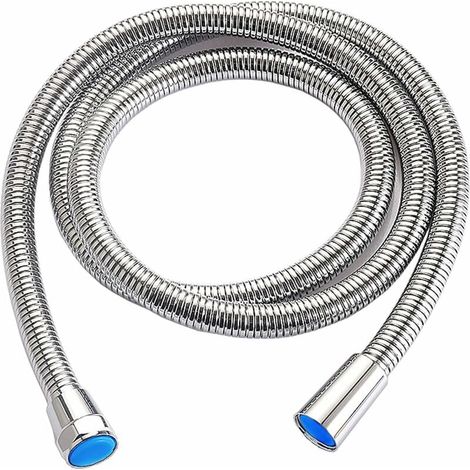 2M Brauseschlauch, Flexibler Brauseschlauch Edelstahl G1/2 Zoll Universal,