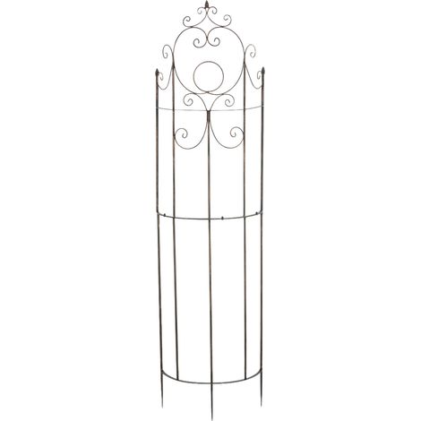 Treillis de jardin pour plantes grimpantes tuteur pour rosiers en métal bronze 100003886 (1/5)