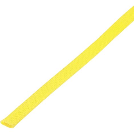 Gaine tressée TRU COMPONENTS CBBOX2028-YL 1572540 jaune PET 20 à 28 mm 5 m (1/2)