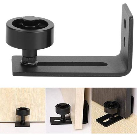 Guide de sol pour porte de grange coulissante acier carbone (1/5)