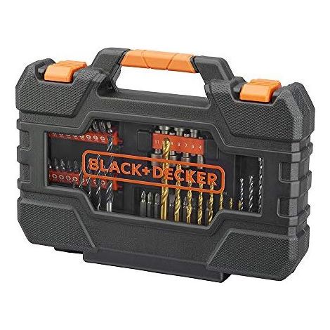 Juego de 76 Piezas para Atornillar y Taladrar - Black+Decker A7231-XJ (1/2)