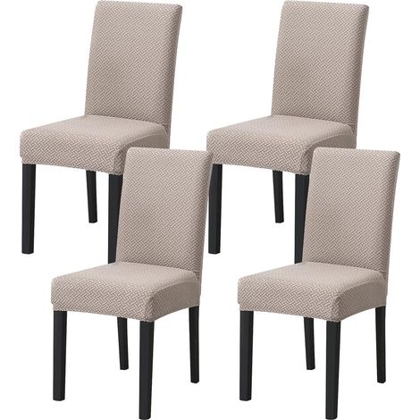 Elastischer Stuhlhusse für Hochlehner – für Esszimmer, Partydekoration (1/5)