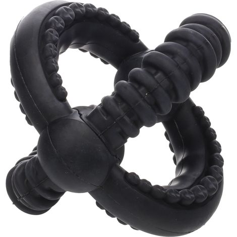 Jouet Gladiator Cross balle Noir 16.5 cm pour chien - Flamingo (1/4)