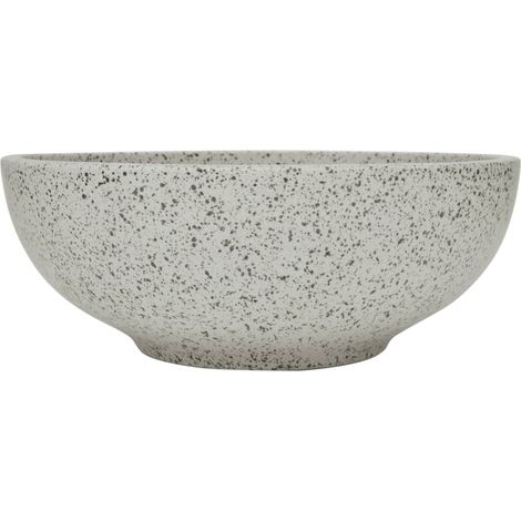 Maison Exclusive - Lavabo da Appoggio Grigio Rotondo Φ41x14 cm Ceramica