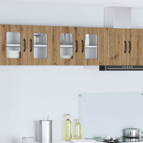 Teenpull – Wandglas-Schrank PORTO Artisan-Eiche 60 x 31 x 40 cm (1/5)