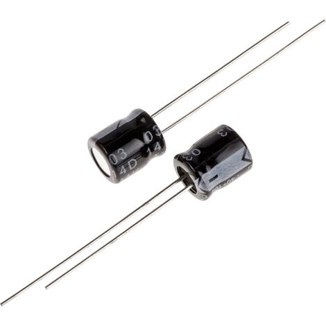 Condensateur RS PRO 47µF, 35V c.c.