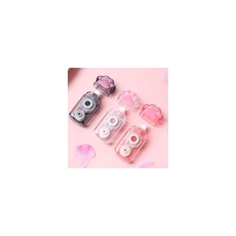 Lot de 3 rubans correcteurs mignons, motif chat, griffes de chat colorées kawaii, pour l'école, mini rubans correcteurs, fournitures scolaires, rouleaux correcteurs (1/5)