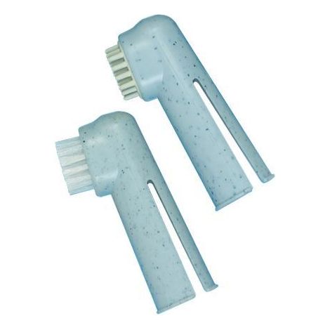 Lot de 2 brosses à dents-doigtiers
