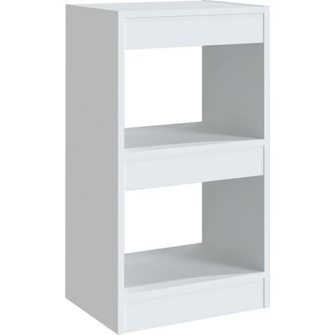 Maison Exclusive - Bücherregal/Raumteiler Weiß 40×30×72cm (1/5)