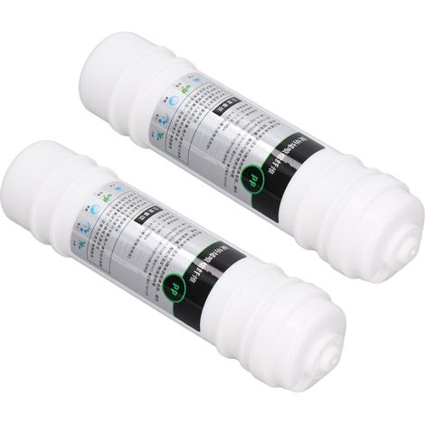 Cartouche Filtre à Eau 10 Pouces PP Coton, Lot de 2, Raccord Rapide Universel, Remplacement Compatible Purificateur (1/5)