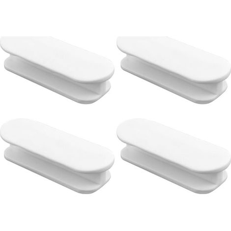 4 poignées de porte de balcon adhésives poignées, poignee de baie vitree coulissante pour porte de balcon intérieure et extérieure (1/4)