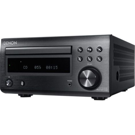 Denon D-M41DAB Micro-sistema - DENON - Reproductor de CD / MP3 - Bluetooth - Radio digital - Negro