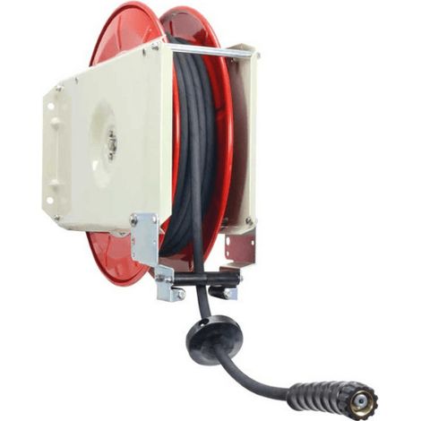 Enrouleur automatique équipé 400 bar - 20 mètres - M22M - M22F inox (1/5)